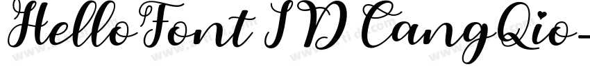 HelloFont ID CangQio字体转换